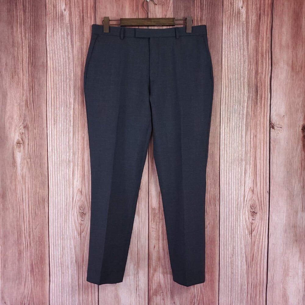 *READ* NWT Charles Tyrhitt Mens 34X29(32) Wool Slim Fit Performance Suit Trouser